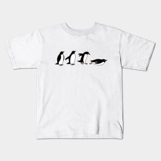 Penguin Slide Kids T-Shirt